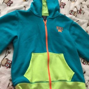 🎒Neon Nike Zip Up🎒